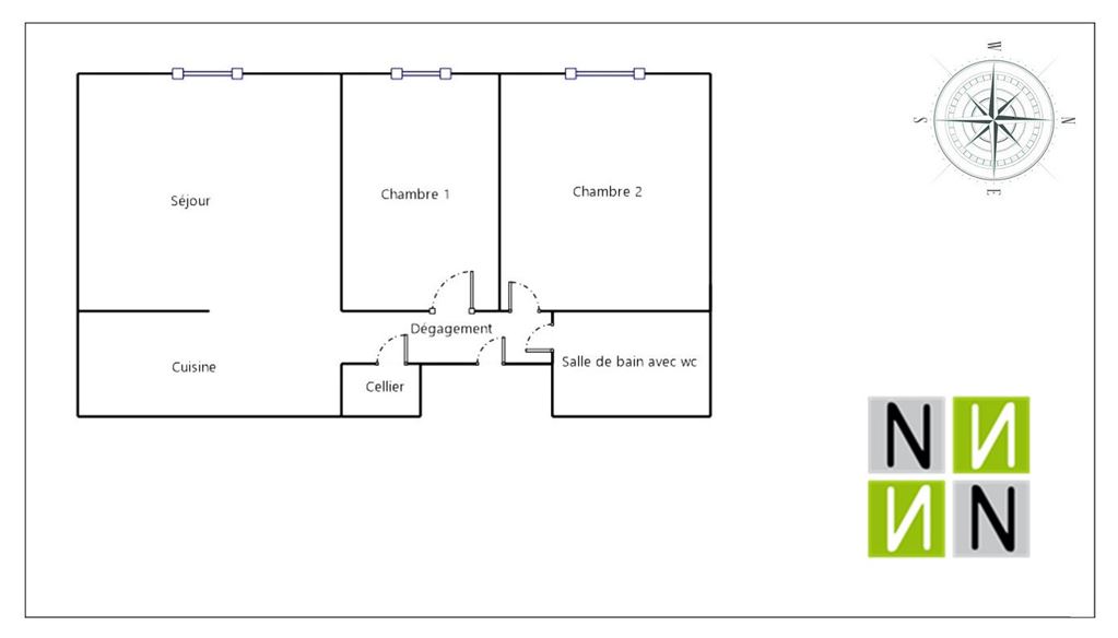 Appartement T3 CANNES (06400) CONNEXION CANNES